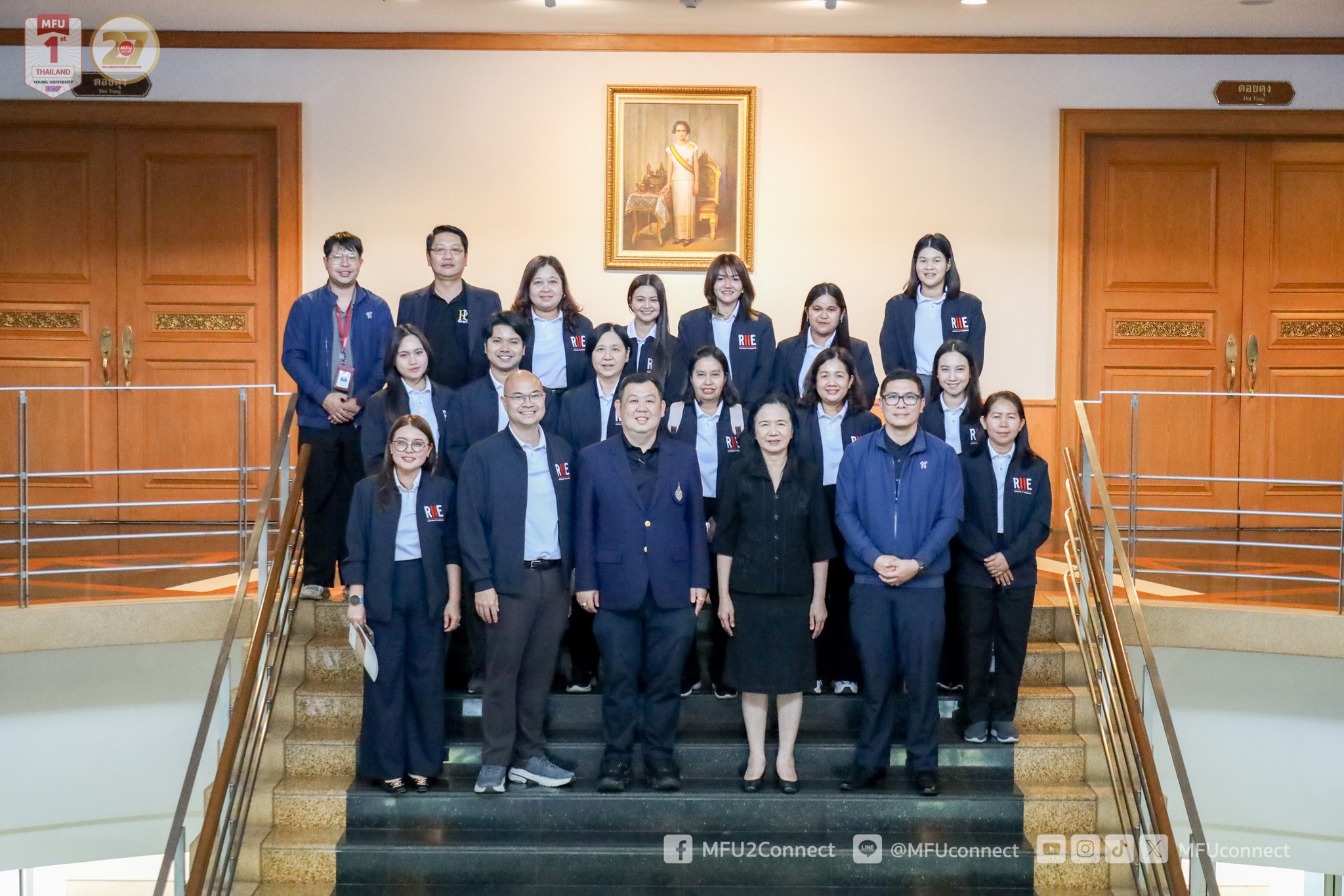 มหาวิทยาลัยแม่ฟ้าหลวง ให้การต้อนรับมหาวิทยาลัยวลัยลักษณ์ พร้อมคณะผู้บริหารและบุคลากร เข้ารับฟังการบรรยายสรุปเกี่ยวกับการบริหารจัดการงานวิจัยและนวัตกรรม และแลกเปลี่ยนเรียนรู้แนวทางการพัฒนางานวิจัยและระบบสนับสนุน