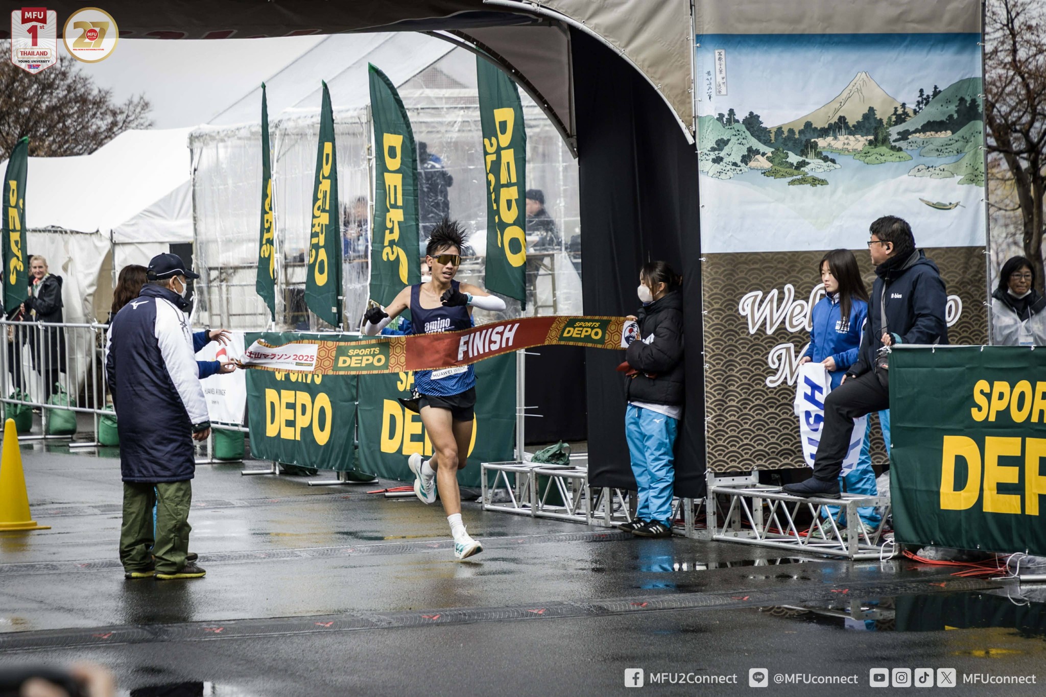 นักศึกษาวิทยาศาสตร์การกีฬาฯ มฟล. คว้าแชมป์ อันดับ 1 การแข่งขันวิ่ง Mt. FUJI International Marathon 2025 ระยะ 17 กิโลเมตร ที่ประเทศญี่ปุ่น