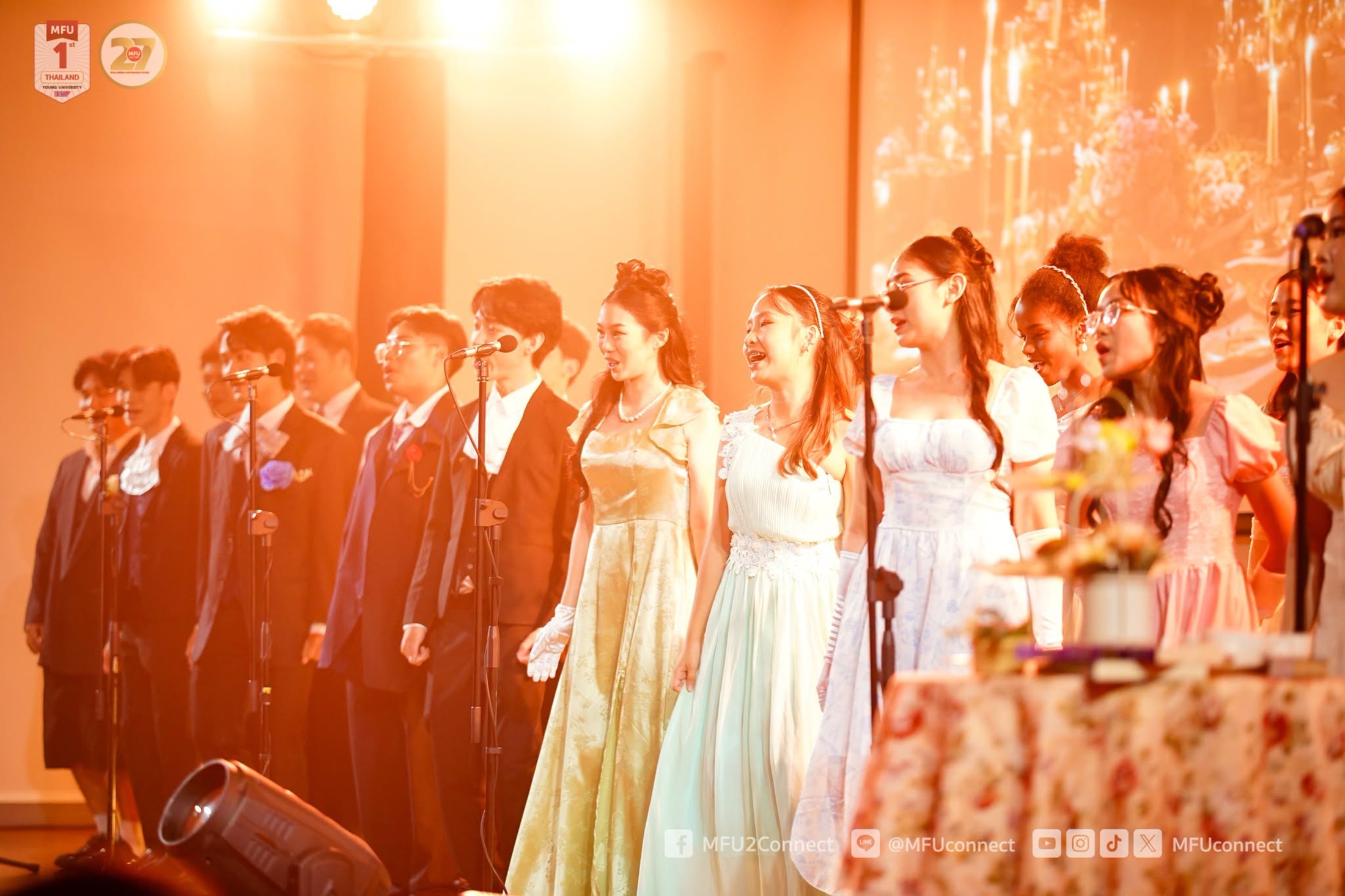 MFU Band สะกดหัวใจผ่านท่วงทำนองในคอนเสิร์ตประสานเสียง “Once Upon a Tea” เล่าขานเรื่องรักในปาร์ตี้น้ำชา