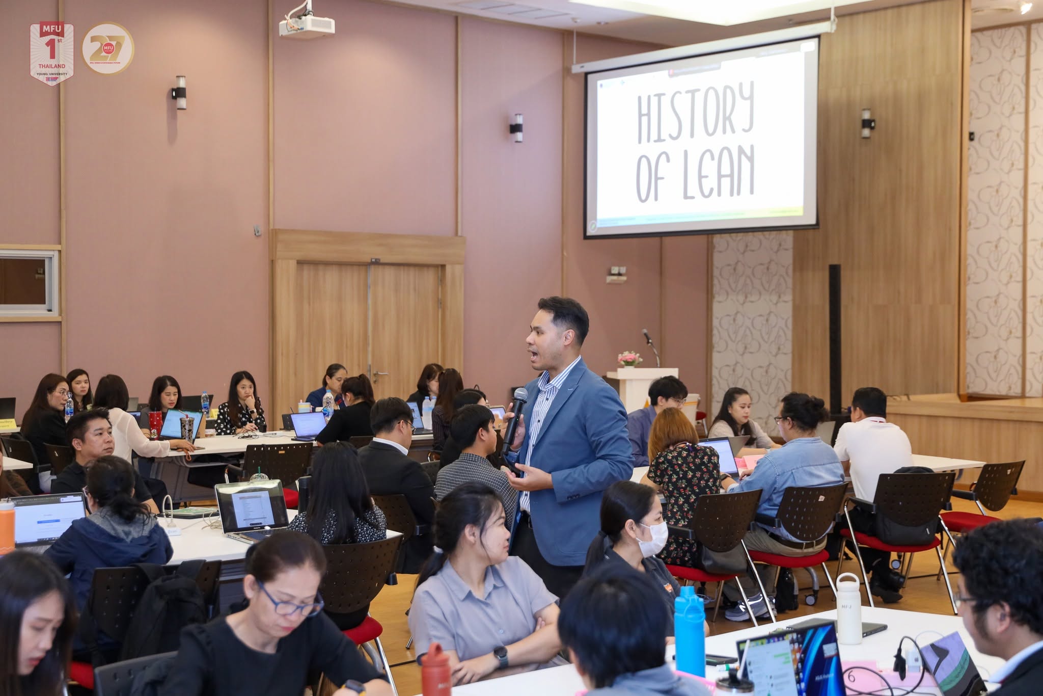 มฟล. จัดการอบรมหลักสูตร “Lean Management - Project Consultation & Improvement” ลดความสูญเปล่าในระบบงาน ตามแนวทาง EdPEx