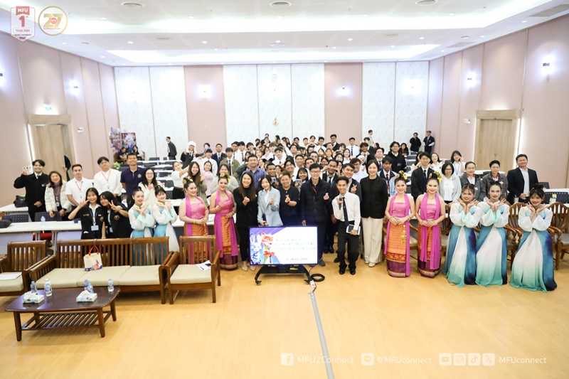 มฟล.ต้อนรับนักศึกษาใหม่ชาวต่างชาติ ปลูกฝังค่านิยมความหลากหลายทางวัฒนธรรม พร้อมสร้างพลเมืองโลก
