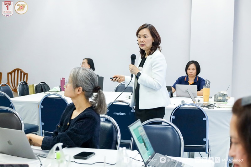  สำนักวิชาพยาบาลศาสตร์ มฟล. จัดอบรมเตรียมพร้อมพัฒนาหลักสูตรพยาบาลศาสตรมหาบัณฑิต หลักสูตรใหม่ พ.ศ.2570