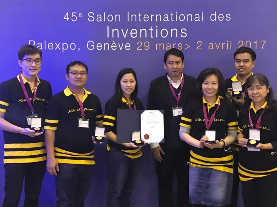 “Smart Bees” ผลงานนวัตกรรมร่วมจากอาจารย์สำนักวิชาวิทยาศาสตร์รับรางวัลเหรียญทองเกียรติยศในงาน 45th International Exhibition of Inventions of Geveva 
